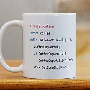 Python Programmer Coffee Mug - Software Developer Gift - Computer Science