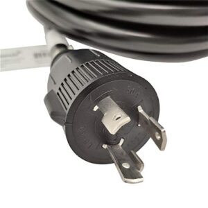 Parkworld NEMA L6-30 Extension Cord, Locking 3-Prong, 30 AMP, 250 Volts, 7500 Watts (50FT)