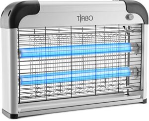 tiabo bug zapper indoor insect killer - electronic mosquito, fly, bug or any pest killer electric zapper lamp 20w light bulbs for indoor/outdoor use…