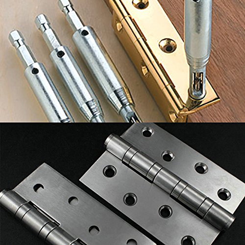 8 pcs Center Drill Bit Set, AFUNTA Self Centering Hinge Tapper Core Hole Puncher Woodworking Tools for Cabinet Door 5/64'' 7/64'' 9/64'' 11/64'' 13/64'' 5mm 1/4''