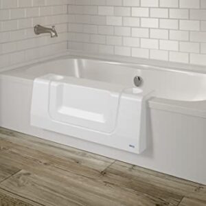 CleanCut Convertible Bathtub Accessibility Kit - Convert Existing Tub to Walk-In Tub (White, Size Large)