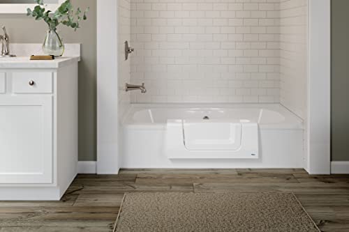 CleanCut Convertible Bathtub Accessibility Kit - Convert Existing Tub to Walk-In Tub (White, Size Large)