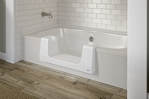 CleanCut Convertible Bathtub Accessibility Kit - Convert Existing Tub to Walk-In Tub (White, Size Large)