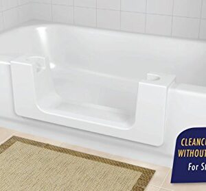 CleanCut Convertible Bathtub Accessibility Kit - Convert Existing Tub to Walk-In Tub (White, Size Large)