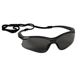 Kleenguard V30 38476 Nemesis Small Safety Glasses (3 Pair) (Black Frame with Smoke Lens)