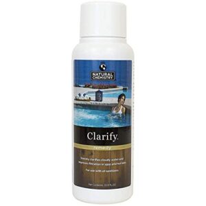 natural chemistry spa and hot tub instant clarify clarity chemical cleaner formula solution, 33.9 ounces
