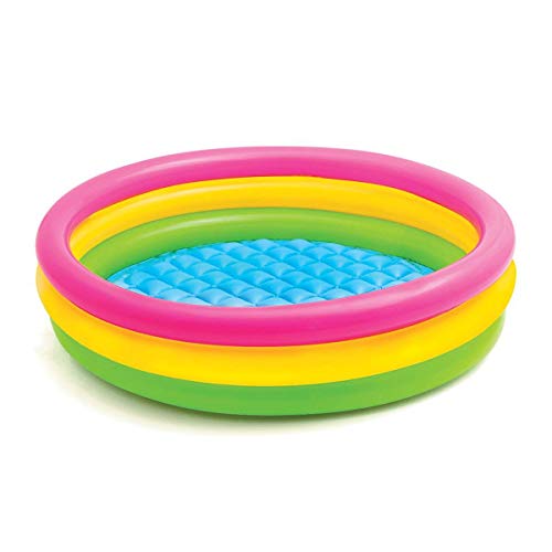 Intex Sunset Glow 45" x 10" Soft Inflatable Colorful Kiddie 3+ Swimming Pool