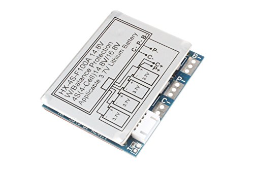 NOYITO 100A 4S 3.7V Lithium Battery Protection Board 14.8V with Balance Over-Current Over-Charge Over-Discharge Protection