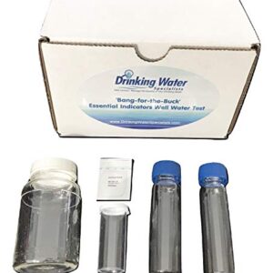 'Bang-for-the-Buck' Essential Indicators Well Water Test | Well Water Test Kit | Bacteria, Metals, Inorganics, Volatile Organic Compounds