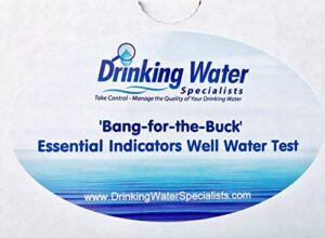 'bang-for-the-buck' essential indicators well water test | well water test kit | bacteria, metals, inorganics, volatile organic compounds