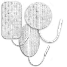 physical therapy 55598 valutrode cloth electrodes, 2" x 4" oval, pack of 4