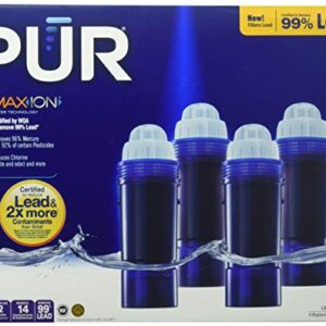 PUR MAXION Replacement Pitcher Filter - 4 PACK