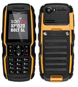 sonim xp1520 bolt sl ultra rugged ip-68 military spec-810g certified cell phone - carrier locked to at&t