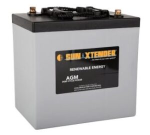 sun xtender pvx-2240t 224 ah 6 v battery