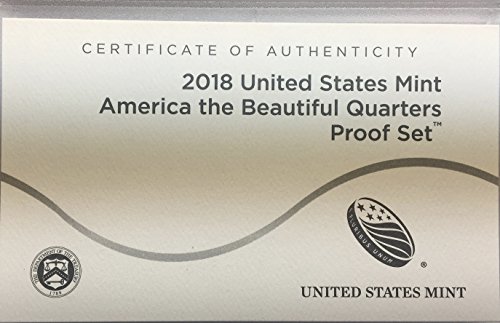 2018 S US Proof set Quarters US Proof Set National Parks Quarters Proof