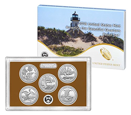 2018 S US Proof set Quarters US Proof Set National Parks Quarters Proof