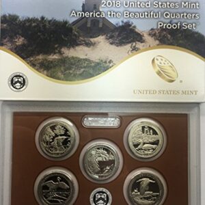 2018 S US Proof set Quarters US Proof Set National Parks Quarters Proof