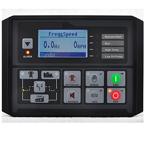 YOKDEN DC42D-MK3 Diesel/Gasoline/Gas Genset Generator Engine Controller Manual/Auto Remote Start ATS Control Module DC 8-36V with Mains Monitor and AMF Function