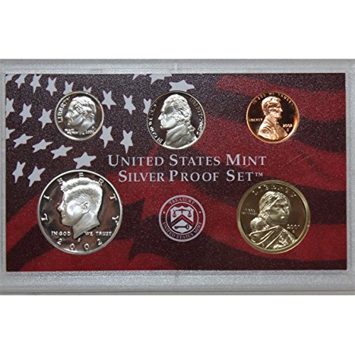 2002 S U.S. Mint Silver Proof Set - 10 Coins - OGP Superb Gem Uncirculated