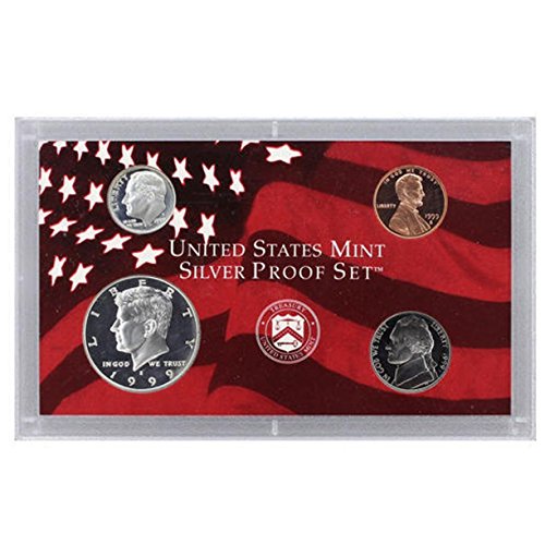 1999 S U.S. Mint Silver Proof Set - 9 Coins - OGP Superb Gem Uncirculated