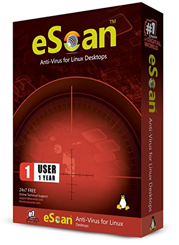 eScan Antivirus for Linux Desktop Internet Privacy Security Software automatic scan web filtering stop spam emails Total protection antivirus| 1 PC 1 Year | Linux Antivirus 2019
