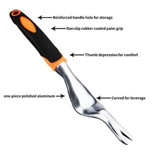 GANCHUN Hand Weeder Tool,Garden Weeding Tools with Ergonomic Handle,Garden Lawn Farmland Transplant Gardening Bonsai Tools