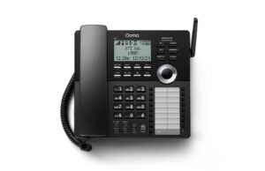 ooma office dp1-o business desk phone –connects wirelessly to ooma office base station. works with ooma office cloud-based voip phone service for small business, black.