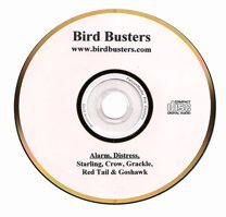 birdsgottago distress & predator calls cd - starling crows grackle red tail goshawk​- scare away starlings crows and grackles