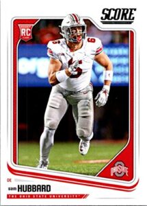 2018 score #415 sam hubbard ohio state buckeyes rookie rc football card