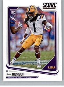 2018 score #409 donte jackson lsu tigers rookie rc football card