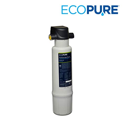 EcoPure EPWPFF Under Sink Water Filtration System, White