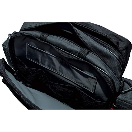 Hopkins Medical Products Rolling Med Bag with EZ-View: Waterproof, Ultimate Mobility for Healthcare Pros, 39.5" Handle, 16" x 3" x 12", Black