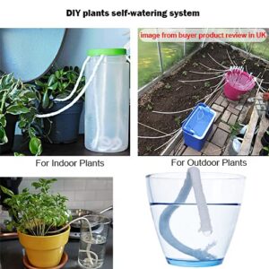 ORIMERC 50 feet 1/4 inch Self Watering Capillary Wick Cord Vacation Plant Sitter DIY Hydroponic Wicking Self-Watering Planter Pot Automatic Water System Device Potted Violet Auto Seedling Waterer Rope