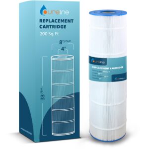 pureline pool replacement cartridge filter, 200 sq ft, pl0127, compatible with jandy cs200