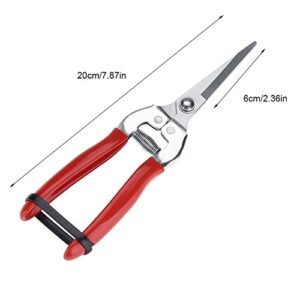 Sturdy Fruit Tree Bonsai Gardening Trimming Pruning Shears Garden Scissors Pruner Tool for Hand Pruners Trimmer Garden Clippers Flower Cutter (Straight Blade)