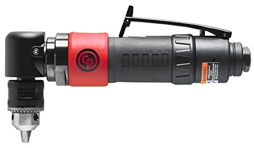 Chicago Pneumatic CP879C - Air Power Drill, Hand Drill, Power Tools & Home Improvement, 3/8 Inch (10 mm), Keyed Chuck, Angle Handle, 0.35 HP / 260 W, Stall Torque 3.2 ft. lbf / 4.4 NM - 2000 RPM