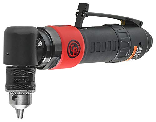 Chicago Pneumatic CP879C - Air Power Drill, Hand Drill, Power Tools & Home Improvement, 3/8 Inch (10 mm), Keyed Chuck, Angle Handle, 0.35 HP / 260 W, Stall Torque 3.2 ft. lbf / 4.4 NM - 2000 RPM