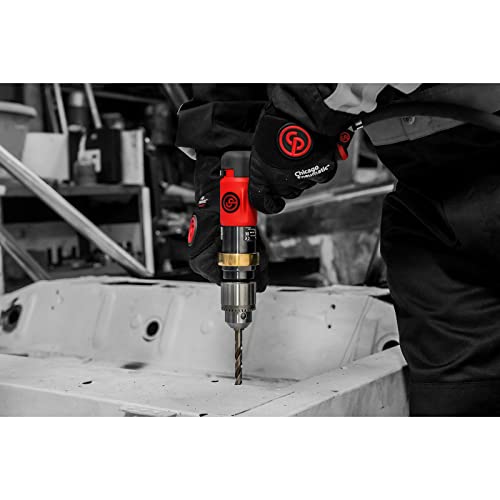 Chicago Pneumatic CP9789C - Air Power Drill, Hand Drill, Power Tools & Home Improvement, 1/2 Inch (13 mm), Keyed Chuck, Pistol Handle, 0.47 HP / 350 W, Stall Torque 10.3 ft. lbf / 14 NM - 840 RPM