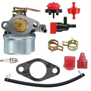 640084B Carburetor for Tecumseh 5HP MTD 632107A 632107 640084 640084A for Toro 521 Snow Blower HSSK40 HSSK50 HS50 LH195SA - for Tecumseh 632107 Carburetor LH195SA