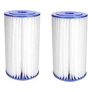 cfs – 2 pack heavy duty water filter cartridges compatible with rs6-r-05, bf7, bf9c, bf35 models – remove bad taste & odor – whole house replacement filter cartridge – white