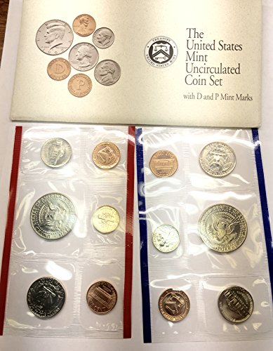 1992 P D US Mint set 10 Pieces comes in US mint Packaging Brilliant Uncirculated