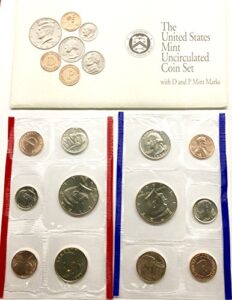 1992 p d us mint set 10 pieces comes in us mint packaging brilliant uncirculated