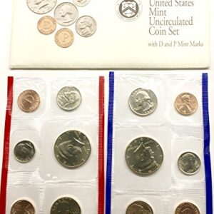 1992 P D US Mint set 10 Pieces comes in US mint Packaging Brilliant Uncirculated