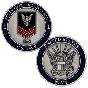 u.s. navy petty officer 2nd class e-5 challenge coin