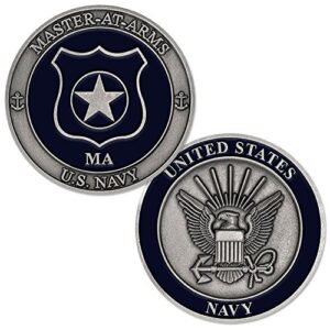 u.s. navy master at arms (ma) challenge coin