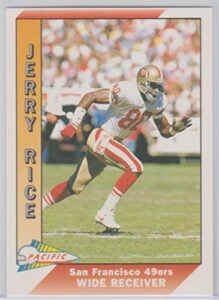 jerry rice 1991 pacific #467 49ers football card