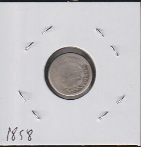 1858 Liberty Seated (1837-1873) Half Dime About Good