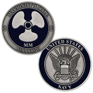 u.s. navy machinist's mate (mm) challenge coin
