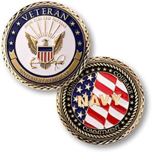 u.s. navy veteran challenge coin