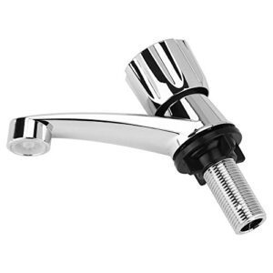 fdit water tap single cold faucet water nozzle g1/2 bathroom basin kitchen sink rest room washing basin accessories abs(knob handle)